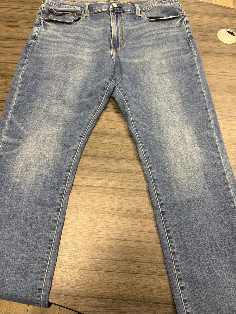 Men's Slim Fit Light Blue Denim Jeans